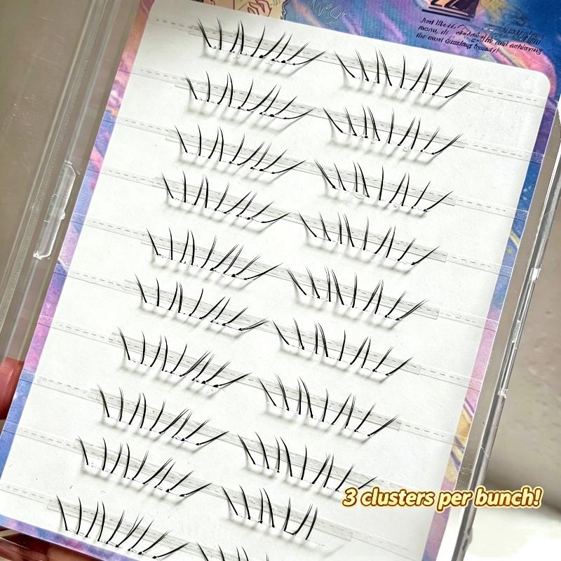 Eyelash Extension Glue - Doğal Görünümlü Alt Kirpik Demetleri Seti