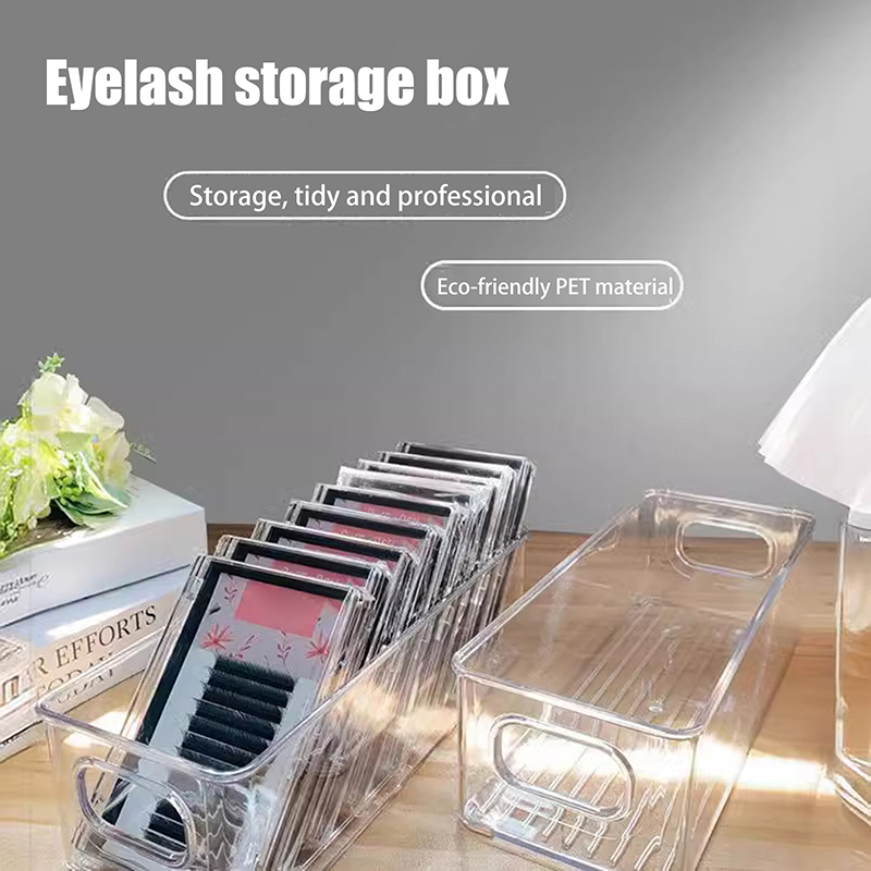 Yeni Şeffaf Kirpik Saklama Kut - Eyelash Extension Glue incelemesi ve fiyatı