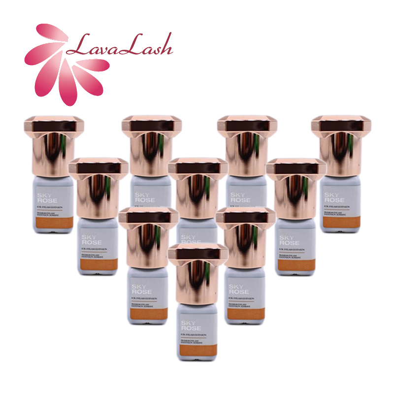 2/5/10 şişeler gökyüzü gül tut - Eyelash Extension Korea incelemesi ve fiyatı